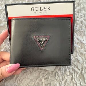 GUESS Black Men's bifold wallet. Brand New